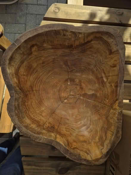 Photo of free Large wooden bowl (Welling DA16) #2