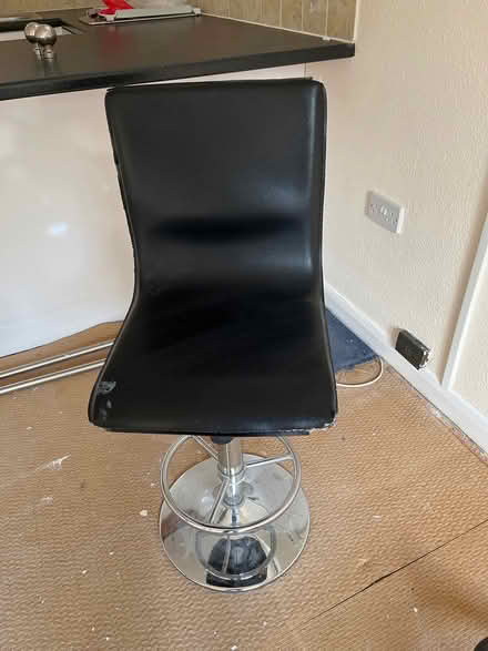 Photo of free Black bar stool (Orpington) #1