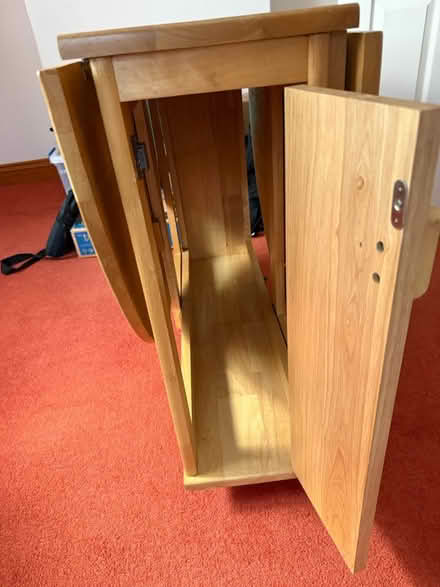 Photo of free Pine folding table and 2 chairs (bognor regis PO22) #2