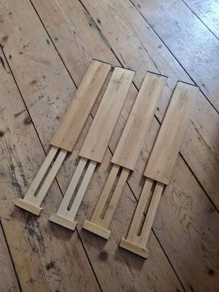Photo of free Extending drawer dividers x4 (Lewes BN7) #1