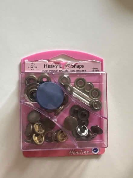 Photo of free Heavy duty snaps, rust proof (Standish GL10) #1