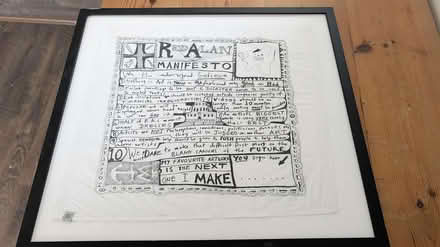 Photo of free Mounted Grayson Perry scarf (Willesden Green) #1