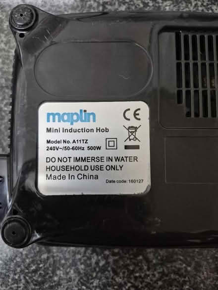 Photo of free Mini iduction hob (Presteigne LD8) #3