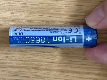 Photo of free A pair of 18650 Li-ion Rechargeable Batteries, 3.6V 2600 mAh (Frenchay BS16) #3