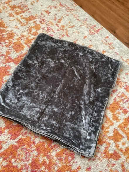 Photo of free 50x50 crushed velvet cushion cover (Bedfont TW14) #1