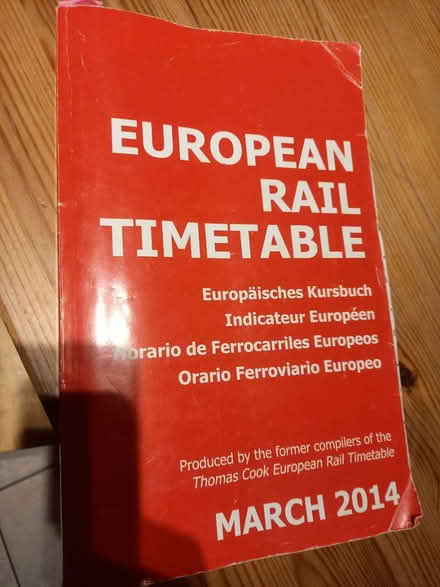 Photo of free 2014 Euro Rail Timetable (S12 Gleadless) #1