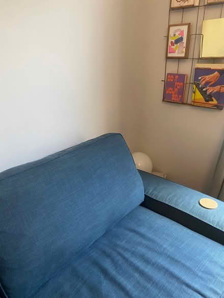 Photo of free Navy blue ikea sofa (Near dundrum) #1