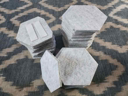 Photo of free Hexagon Felt Notice Board tiles (Middleton MK10) #1