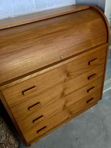 Photo of free Teak desk (Near downtown Cary) #1