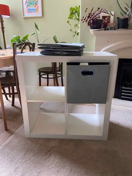 Photo of free IKEA Kallax storage with boxes (Bowerham LA1) #1