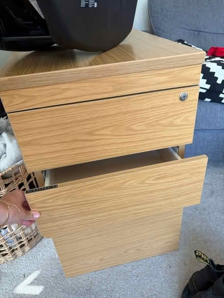 Photo of free Wooden filing cabinet (Berkhamsted HP4) #3