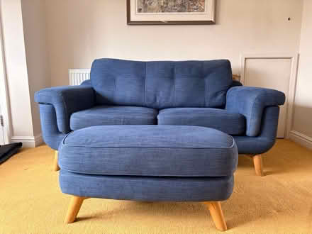 Photo of free 2 x sofas and 1 x footstool (Yarnton) #1