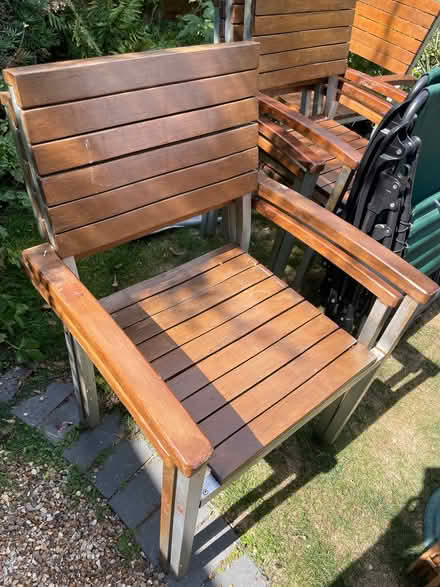 Photo of free Garden table and 6 chairs (Hampton Hill TW11) #3