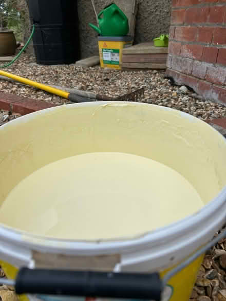 Photo of free Open tub of sandtex smooth paint (Sheringham NR26) #3