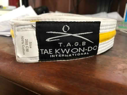 Photo of free Taekwondo beginners belt (Llanidloes) #2