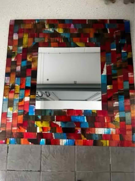 Photo of free Tiled multicoloured mirror (SE26 4EU) #1