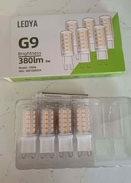 Photo of free G9 LED Light Bulbs (Bradbourne Lakes TN13) #1