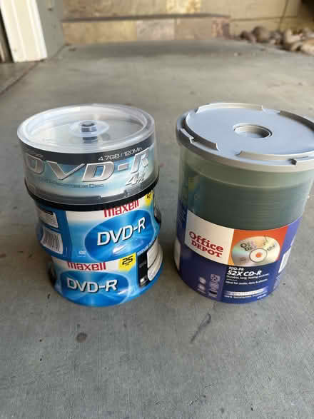 Photo of free Blank CDs and DVDs (Wolfe & Homestead) #1