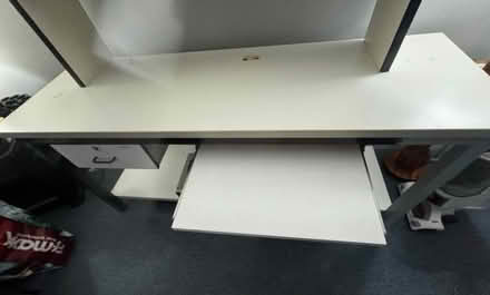Photo of free White Production Desk (Lowell) #3