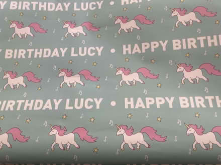 Photo of free Child's personalised wrapping paper - Lucy (Apsley End SG5) #1