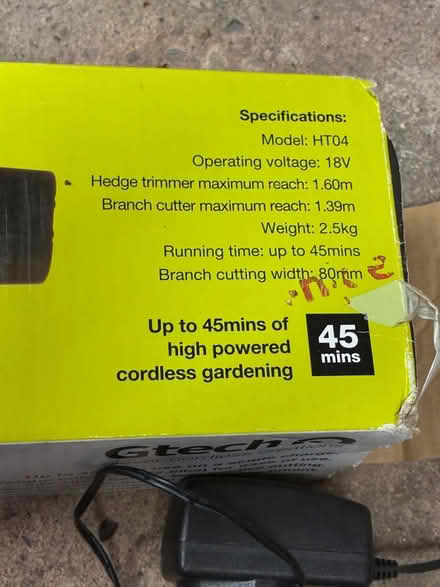 Photo of free Gtech cordless hedge trimmer & branch cutter (Great Boughton CH3) #3