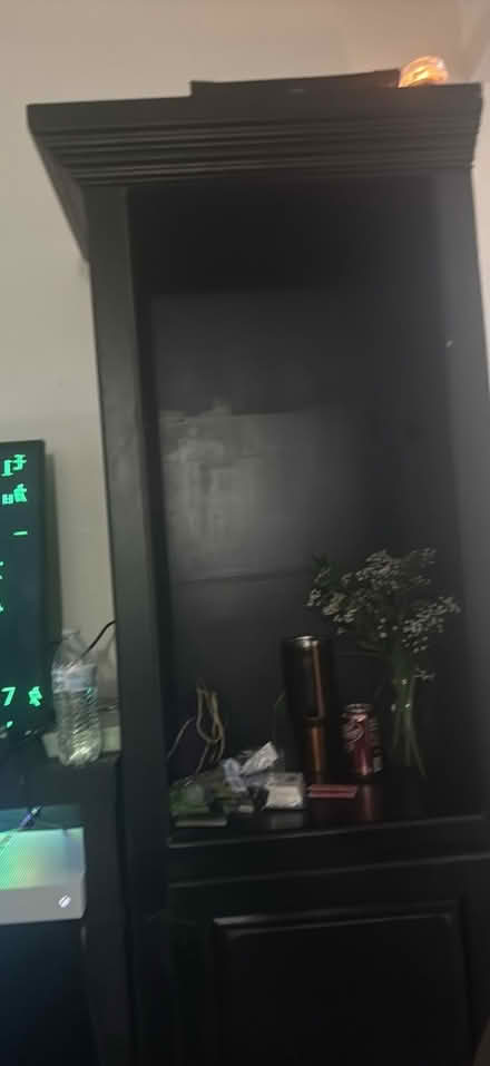 Photo of free Tall wood shelves (Saginaw station apartments) #1