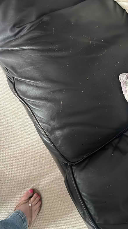 Photo of free 3 seater leather sofa from M&S (Woodford Green) #2