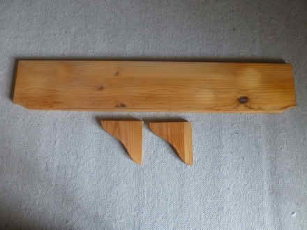 Photo of free Solid pine shelf and supports (BS3 Southville) #1