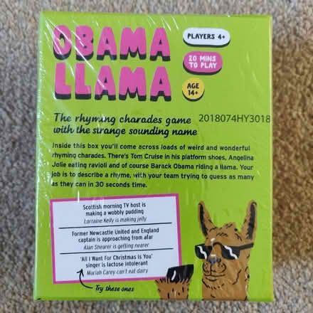 Photo of free Obama Llama Card Game (Chorley SK9) #2