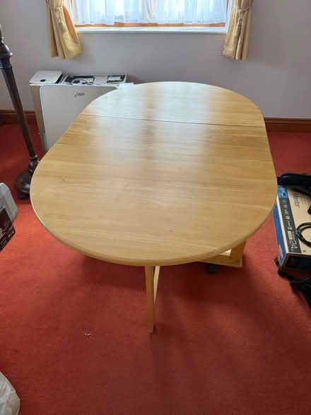Photo of free Pine folding table and 2 chairs (bognor regis PO22) #3
