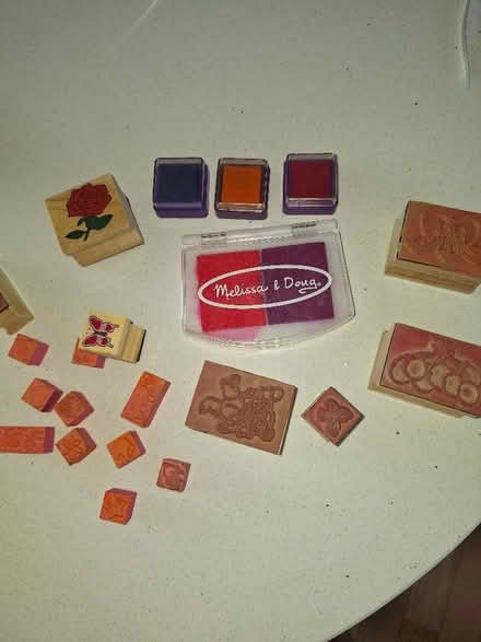 Photo of free Stamps and ink pads (Malvern Link WR14) #1