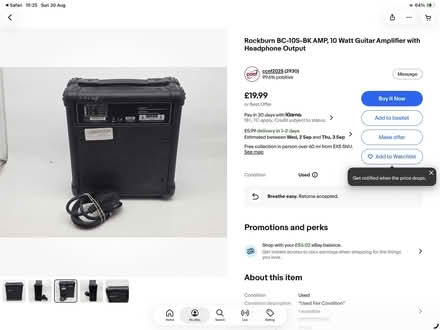 Photo of free Microphone and amplifier (Thorverton EX5) #3