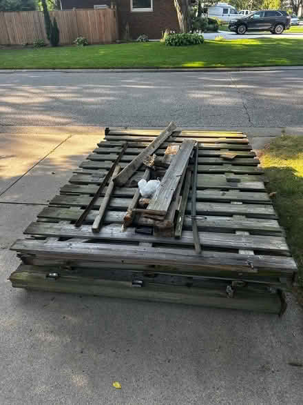 Photo of free Fence sections etc (La salle, ON) #2