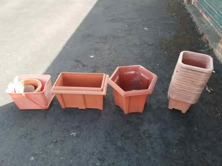 Photo of free Plastic flower pots (Eastfield NE23) #1