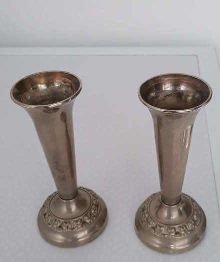 Photo of free Silver plate candle holders (Barbourne WR3) #1