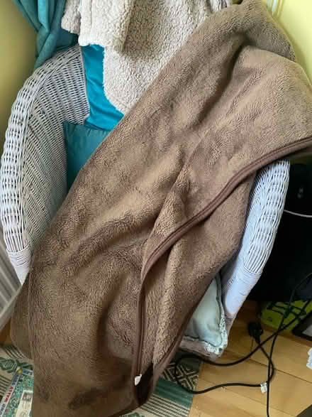 Photo of free Brown throw (Raynes Park) #1