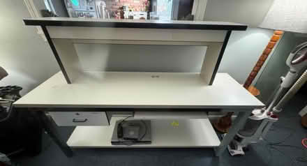 Photo of free White Production Desk (Lowell) #1