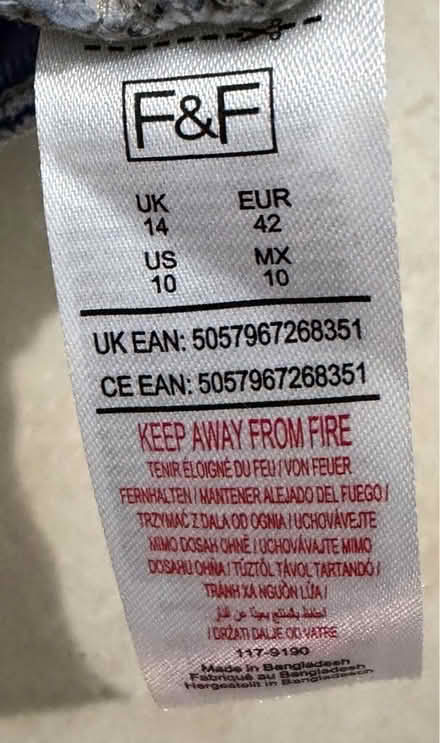 Photo of free denim skirt (Westbury BA13) #2