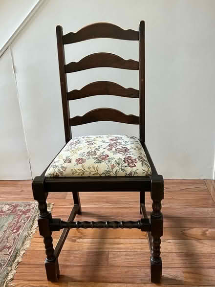 Photo of free Dark wood Jaycee dining table and 8 chairs (North Finchley N12) #3