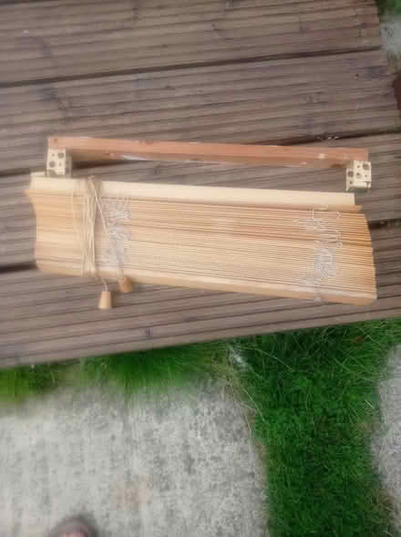 Photo of free 6 wooden Venetian blinds (Sale Wa14 5aq) #3