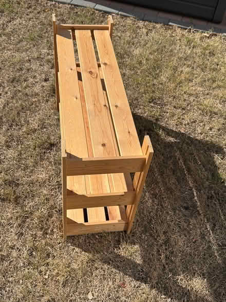 Photo of free Wooden Shoe Rack - 83x27x51 cm (Kings Hill, ME19) #2