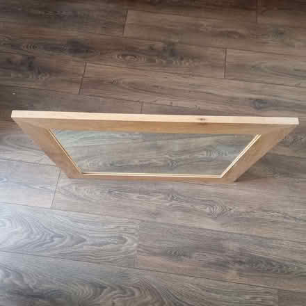 Photo of free Framed Mirror Wall Hanging Home Decor (Real Oak?) (Stainton CA11) #2