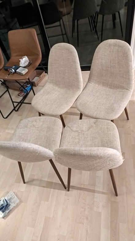 Photo of free 4 dining chairs (Vallco) #1