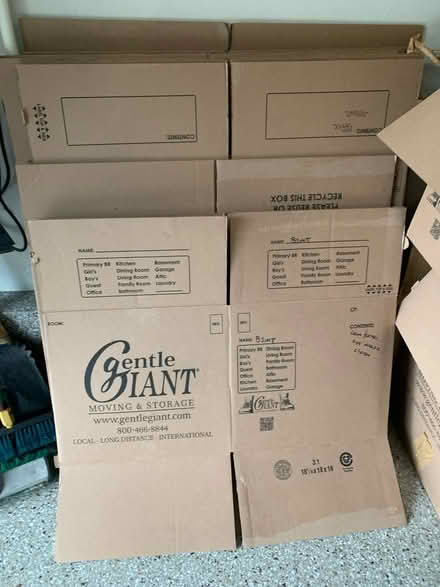 Photo of free Packing boxes and paper (Bristol RI) #1
