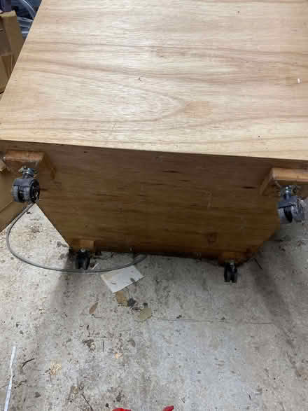Photo of free Wooden box on castors (Berryfield SN12) #1