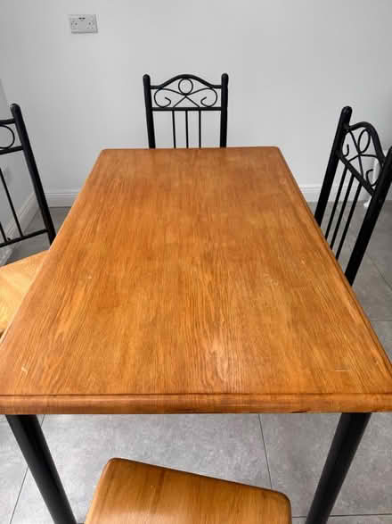 Photo of free Table and 4 chairs (Dublin 18) #2