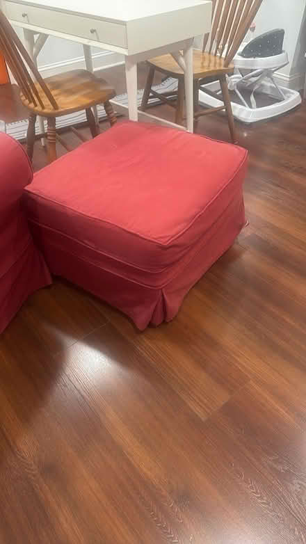 Photo of free Chair and ottomsn (Belle Mead Nj Montgomery twp) #3