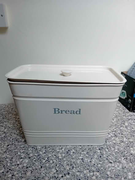Photo of free Enamel bread bin (Moorfields BA2) #1