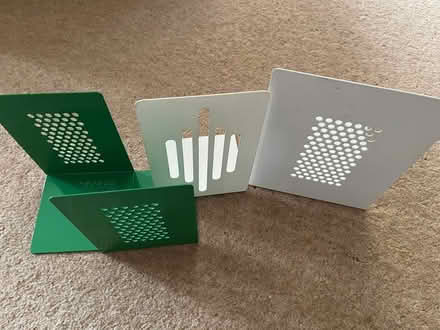Photo of free 4 Metal Book Ends (BR6) #2
