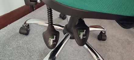 Photo of free Green adjustable swivel office chair (Elmswell IP30) #2
